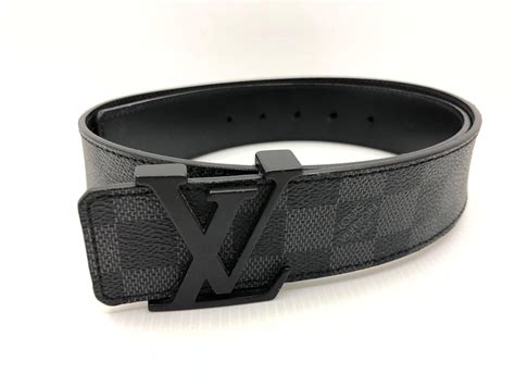 lv damier belt graphite|louis vuitton damier ebene belt.